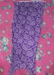 Vani purple bandej straight kurta,dupata and pent