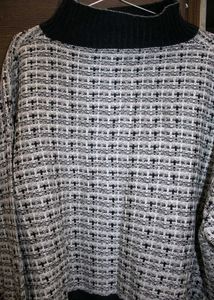Tweed Style Pullover Sweater