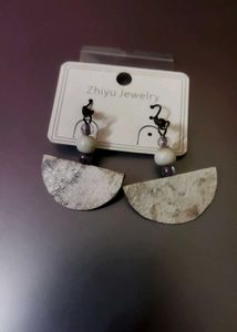 half moon shaped earrings
