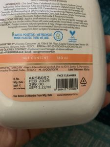 Mamaearth chia Calming Face Cleanser