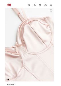 H&amp;M Shirt Bustier Tank Top