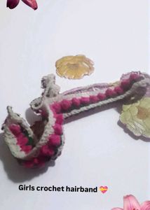 Girls Crochet Hairband