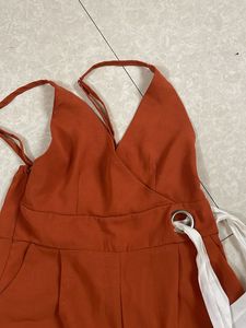 Chic Rust Jumpsuit