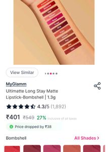 Myglam Matte Lipstick 💄