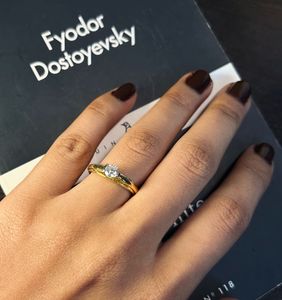 Gold Ring with Stone