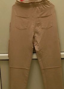 Beige Cargo Pants