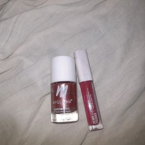 LIPSTICK and NAIL POLISH
