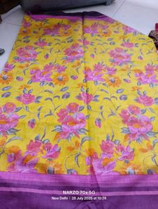 Tussar Embroidery Saree