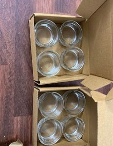 4 Small Glass Bowls
