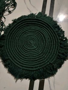 Handmade Macrame Coaster table placemats 2