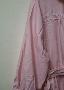 Flared Pink Stylish Dress