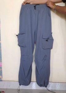 Gray Cargo Pants
