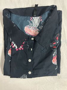 Floral Button-Down Top