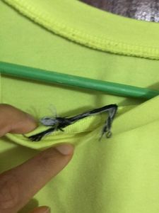 The Smiley Company Neon Green Sports Top