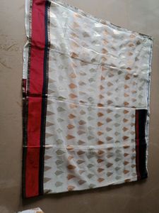 Lovely off White Saree