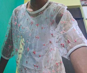 Floral Embroidered Top