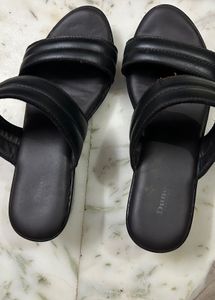 39 Size Dune London Black 2 Inch Block Heels