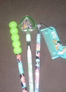 🎀Cute Stationery Pencils 🎀+ 💜BTS Pen💜