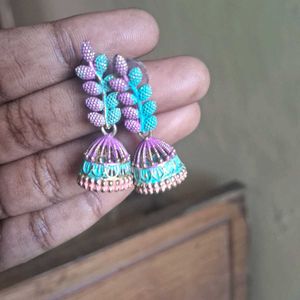 DUAL COLORED EARRINGS