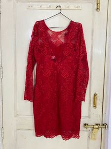Red Lace Dress