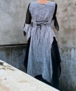 Elegant Black &amp; Grey Tunic Set🤌😩✨️