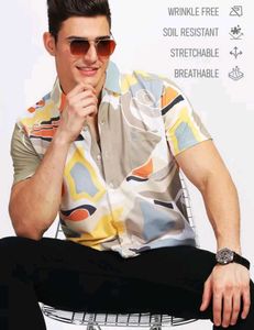 BULLMER Trendy Regular Fit Printed Causal Shirt