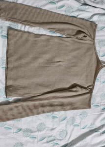 Ribbed Long Sleeve Top