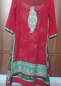 💃WOMEN PARTY WEAR SITCHED STRAIGHT DL KURTA💃