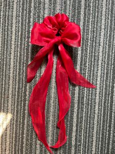 Scrunchie Ribbon And Earrings Set