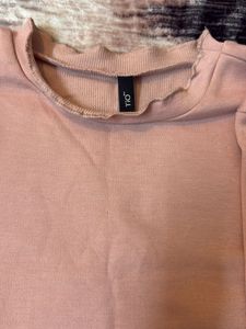Cute Pink Long Sleeve Top