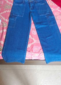Blue Cargo Jeans