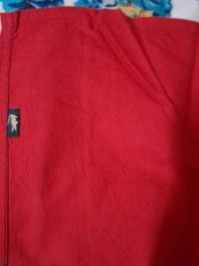 Red Casual Shirt can fit 48 to 50 size loose..exce