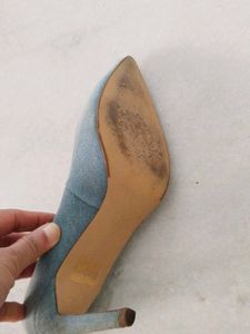 Heels By Charles And Keith...Light Blue Colour