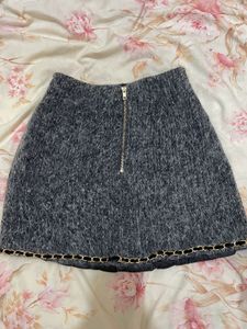 Zara Furry Skirt