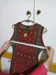 Ethnic Gown With Attached Skirt