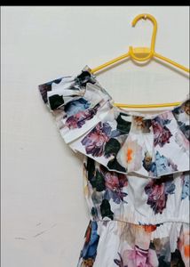 Knee Length Floral Dress