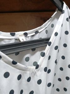 Polka Dots Midi Dress For Women