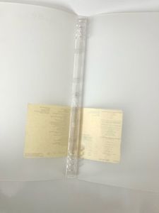 Muji A4 binder with one touch ring