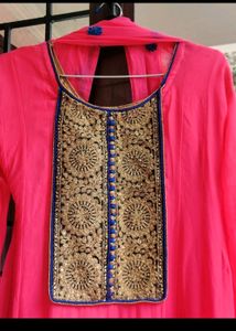 Beautiful Pink Anarkali