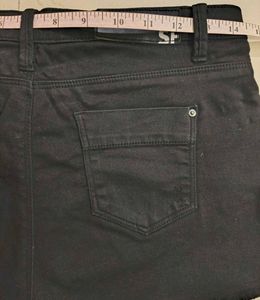 Imported Black Denim Hotpant