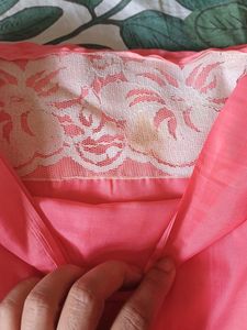 Beautiful Peach Saree