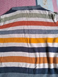 Striped Knit Pullover