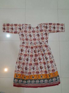 Vintage Printed Cotton Dress