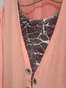Shoulder Cut Top For Girls.