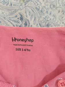 Pink Patterned Polo Shirt