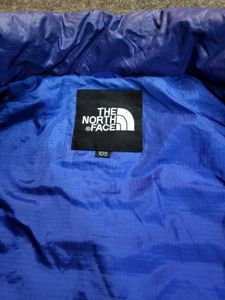 Blue North Face Puffer Jacket