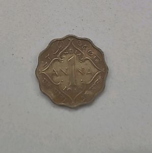 RareBritish India  George Vl 1945 , Nickel  Brass