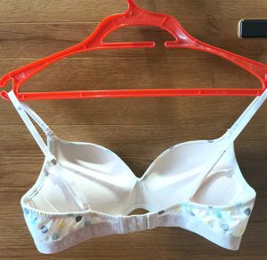 Cute Polka Dot Bra with black small chest gi