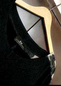 Black Top White Net Design For 58 Bust