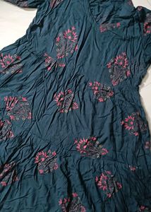 Elegant Floral Print Kurta